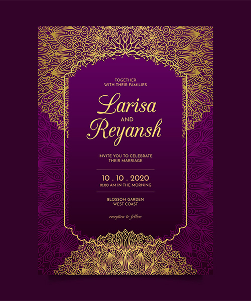 Customized Invitation by Arihanth Graphics